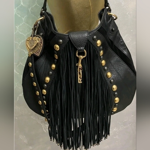 Authentic Gucci Babouska Black Leather Hobo Shoulder Bag - Picture 1 of 17